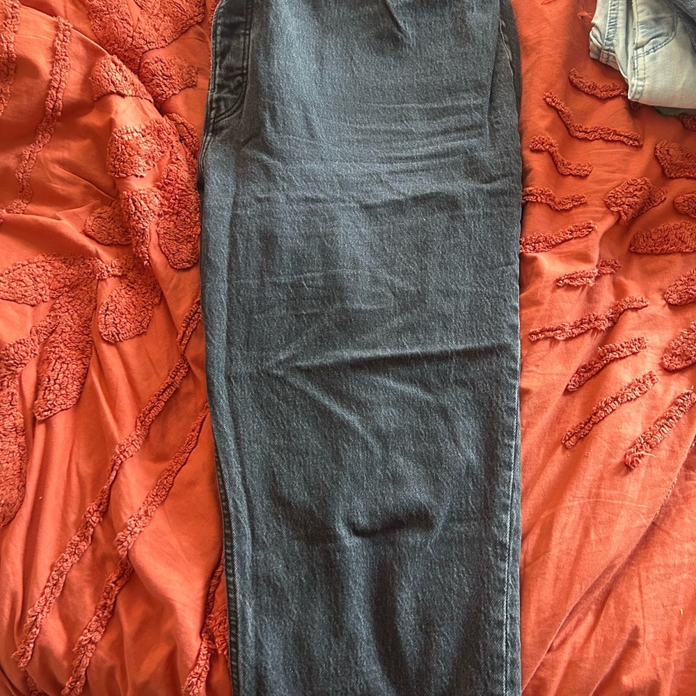 Abercrombie & Fitch Dark Gray Straight Leg Jeans